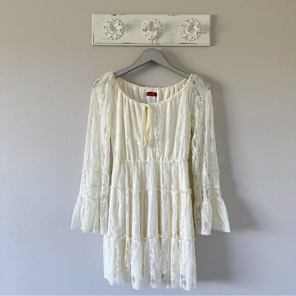 Scully Cream Ivory Lace Long Sleeve Dress Style HC81 - Picture 2 of 6